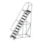 Ballymore 143 in H Steel Rolling Ladder, 11 Steps, 450 lb Load Capacity WA113214RSU - alternate 1