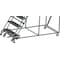 Ballymore 133 in H Steel Rolling Ladder, 10 Steps, 450 lb Load Capacity WA103214R - alternate 3
