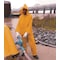 Mcr Safety 3-Piece Rainsuit with Detachable Hood, PVC, 0.35 mil Thick, Detachable, Yellow, L 2003L - alternate 3