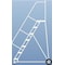 Ballymore 103 in H Aluminum Wheelbarrow Ladder, 7 Steps, 300 lb Load Capacity ALWB7 - alternate 7