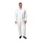 Zoro Select Disposable Coverallss, Collared Coverall, M, SMS, Elastic Wrist, Elastic Ankle, Serged Seam, White CVL-SMS-E-MED - alternate 1