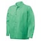 Steiner Welding Jacket, 30 in L, Cotton, Snaps, Green 2XL 1030-2X - alternate 1