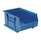 Quantum Storage Systems Hang & Stack Storage Bin, Polypropylene, Blue, 8 in H, 11 in W, 16 in L QUS255BL - alternate 1