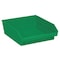 Quantum Storage Systems Shelf Storage Bin, Polypropylene, Green, 4 in H, 11 1/8 in W, 11 5/8 in L QSB109GN - alternate 4