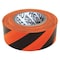 Zoro Select Flagging Tape, No Legend, Black/Orange, 1 3/16 in Wide x 300 ft Length, Vinyl, 2 mil SOBK-188 - alternate 1