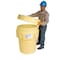 Ultratech Open Head Overpack Drum, Polyethylene, 95 gal, Unlined, Yellow 580 - alternate 2