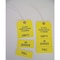 Badger Tag & Label Yellow Paper Tag, 6-1/4 In, PK100 499 - alternate 1