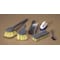 Rubbermaid Commercial 2 in W Bench Brush, Medium, 4 1/2 in L Handle, 8 in L Brush, Gray, Plastic, 12 1/2 in L Overall FG634200SILV - alternate 2