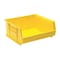 Quantum Storage Systems Hang & Stack Storage Bin, Polypropylene, Yellow, 7 in H, 16 1/2 in W, 14 3/4 in L QUS250YL - alternate 1