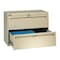 Tennsco 42 in W 2 Drawer Lateral File Cabinet, Champagne/Putty LPL4224L20 PUTTY - alternate 1