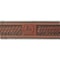 Zoro Select Basketweave Belt, Tan, Size 32 In, Leather 4500500-210 32 - alternate 1