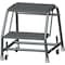 Ballymore 19 in H Steel Rolling Ladder, 2 Steps, 450 lb Load Capacity 218XSU - alternate 4
