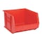 Quantum Storage Systems Hang & Stack Storage Bin, Polypropylene, Red, 11 in H, 16 1/2 in W, 18 in L QUS270RD - alternate 1