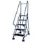 Cotterman 75 in H Steel Rolling Ladder, 5 Steps, 450 lb Load Capacity ST-501 A2 C21 P5 - alternate 1