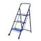 Ballymore 46 in H Steel Folding Rolling Ladder, 3 Steps, 300 lb Load Capacity TL318 - alternate 1