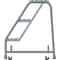 Ballymore 28 1/2 in H Steel Rolling Ladder, 3 Steps, 450 lb Load Capacity 326GSU - alternate 2