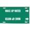 Brady Pipe Marker, Make Up Water, Gn, 6to7-7/8 In 4093-F - alternate 1