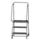 Ballymore 58 1/2 in H Steel Rolling Ladder, 3 Steps, 450 lb Load Capacity H326PSU - alternate 1