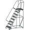 Ballymore 113 in H Steel Rolling Ladder, 8 Steps, 450 lb Load Capacity 083221P - alternate 2