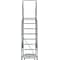 Ballymore 113 in H Steel Rolling Ladder, 8 Steps, 450 lb Load Capacity 083221P - alternate 10
