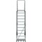 Ballymore 143 in H Steel Rolling Ladder, 11 Steps, 450 lb Load Capacity WA113214X - alternate 4