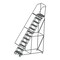 Ballymore 153 in H Steel Rolling Ladder, 12 Steps, 450 lb Load Capacity WA123214X - alternate 1