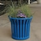 Zoro Select Round Planter, 25 1/2 in H, Blue PL2424 BLUE - alternate 3