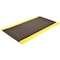 Notrax Antifatigue Mat, 60 ft. L x 2 ft. W, 1/2" Thickness, Closed Cell PVC Foam, Corrugated, Black/Yellow 413R0024BY - alternate 5