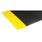 Notrax Antifatigue Mat, 60 ft. L x 2 ft. W, 1/2" Thickness, Closed Cell PVC Foam, Corrugated, Black/Yellow 413R0024BY - alternate 1