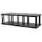 Structural Plastics Starter Plastic Shelving, Open Style, 36 in D, 96 in W, 27 in H, 2 Shelves, Black S9636B - alternate 1