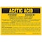Brady Label, Acetic Acid, Polyester, 2 7/8 in W, 2 in H 7228PLS - alternate 1