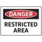 Electromark Danger Sign, 7 in Height, 10 in Width, Aluminum, English S173FA - alternate 1
