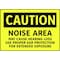 Electromark Caution Sign, 7 in Height, 10 in Width, Aluminum, English S124FA - alternate 3