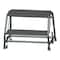 Ballymore 19 in H Steel Rolling Ladder, 2 Steps, 450 lb Load Capacity 226X - alternate 1