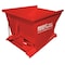 Zoro Select Self Dumping Hopper, 6000 lb., Red 20077 RED - alternate 2