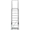 Ballymore 123 in H Steel Rolling Ladder, 9 Steps, 450 lb Load Capacity WA093214R - alternate 2