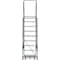 Ballymore 123 in H Steel Rolling Ladder, 9 Steps, 450 lb Load Capacity WA093214R - alternate 7