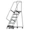 Ballymore 93 in H Steel Rolling Ladder, 6 Steps, 450 lb Load Capacity WA063214G - alternate 1