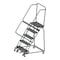 Ballymore 83 in H Steel Rolling Ladder, 5 Steps, 450 lb Load Capacity WA053214X - alternate 1
