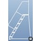 Ballymore 93 in H Aluminum Wheelbarrow Ladder, 6 Steps, 300 lb Load Capacity ALWB6 - alternate 2