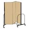 Screenflex Partition, 5 Ft 9 In W x 4 Ft H, Beige CFSL403-DO - alternate 1