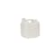 Zoro Select Jerrican, 5 L Capacity - mL, 1.25 gal Capacity - oz, Screw On Closure, HDPE, White, 5.5 in H H10935-0000 - alternate 3
