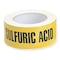 Harris Industries Pipe Marker, Sulfuric Acid, Yel, 2X90FT SULFURIC 2X90FT SULFURIC - alternate 1
