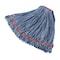 Rubbermaid Commercial 1 in String Wet Mop, 28 oz Dry Wt, Slide On Connection, Looped-End, Blue, Cotton/Synthetic FGC11306BL00 - alternate 1
