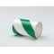 Zoro Select Floor Marking Tape, vinyl, Striped, Green, White, 6 in W., 7 mil Thickness 9MEJ2 - alternate 1