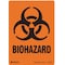 Brady DOT Handling Label, Biohazard, Paper, 2-7/8" W, 4" H 17697LS - alternate 1
