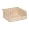 Quantum Storage Systems Hang & Stack Storage Bin, Polypropylene, Ivory, 5 in H, 11 in W, 10 7/8 in L QUS235IV - alternate 1