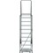 Ballymore 133 in H Steel Rolling Ladder, 10 Steps, 450 lb Load Capacity 103228P - alternate 7