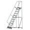 Ballymore 143 in H Steel Rolling Ladder, 11 Steps, 450 lb Load Capacity WA113214G - alternate 1