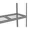 Tennsco Decking, Steel, 48 in W, 36 in D, Gray, Powder Coated Finish, Gauge: 5 ZWD-4836 MG - alternate 2